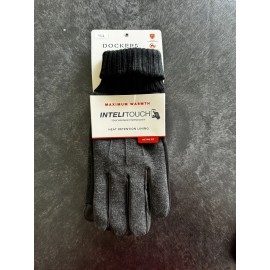 DOCKERS MEN'S INTELITOUCH STRETCH WOOL-BLEND GLOVES LARGE