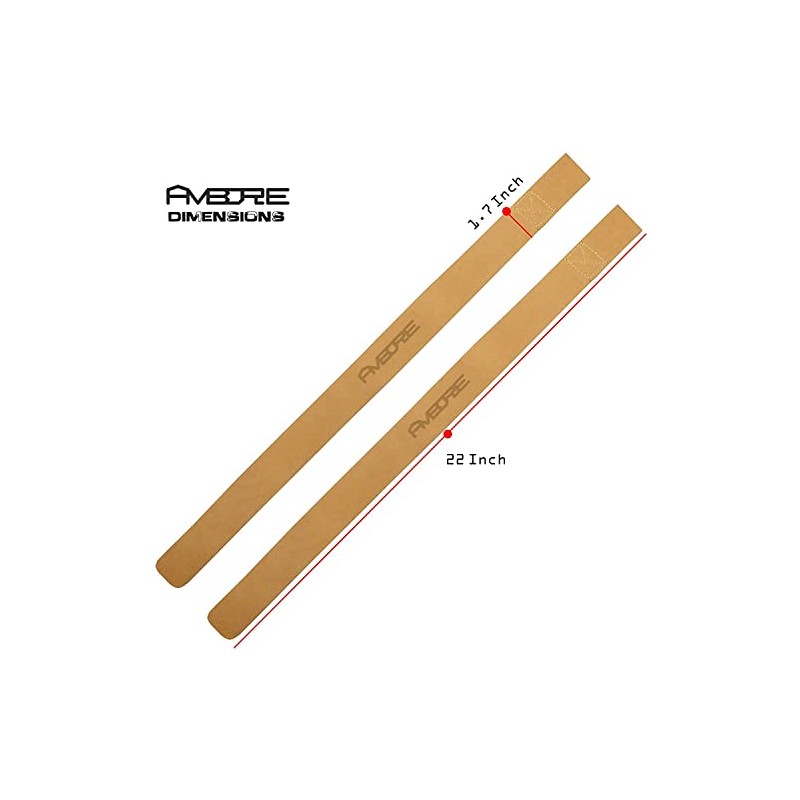 Ambore Weight Lifting Leather Straps