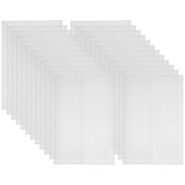 VILLCASE 50 Pack Pre-Folded Vellum Jackets for 5x7 Invitations, Translucent Blank Envelopes Vellum Paper Invitations Wraps for Weddings Birthdays Baby Showers