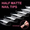 Nail Tips, Almond, Pack of 550 Tips for Gel Nails,
