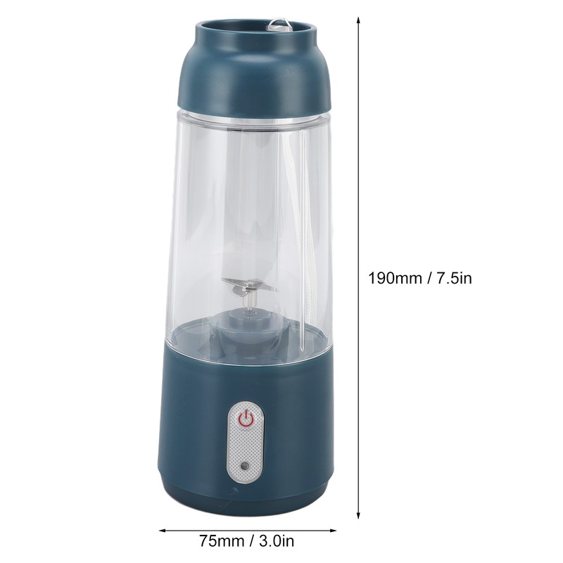 Electric Juicer Cup 300ML 1200mAh Battery One Click Operation USB