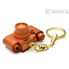 Genuine 3D Leather Leica Camera Leather Keychain(L). Made by skillful