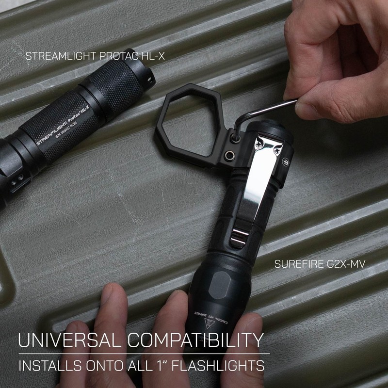 Triton Cottos 6061 T6 Aluminum Flashlight Ring for Most 1"