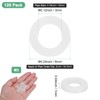 M METERXITY 120-Pack M3 Nylon Flat Washers 3mm ID 6mm