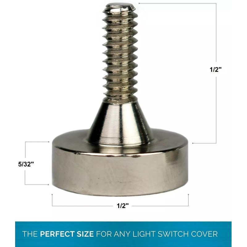 LIGHTSMAX Key Holder for Light Switch Magnetic Key Rack (6