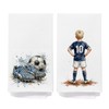 Soccer Gifts Hand Towels for Kids Boys Bathroom Set of