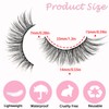 10 Pairs of 3D False Eyelashes, Cat's Eye, Natural Artificial