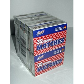 Quality Home 10 Boxes - Wooden Kitchen Matches, Strike On Box Type