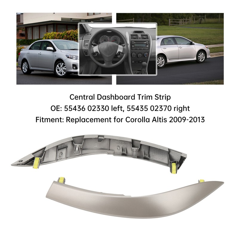 1 Pair Central Dashboard Trim Strip 55436 02330 Left and