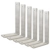 Floating Shelf Bracket Stainless Steel 10 Inch, 6 Pack Heavy