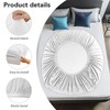 Wanyint Queen Sheet Set Breathable Soft Bedding Sheet Set 3