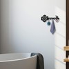 Deveosa Key Hooks Holder for Wall Decorative - Small Black