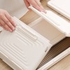 Foldable Storage Box Thickened Large Capacity Sealed Dustproof PP Organizer