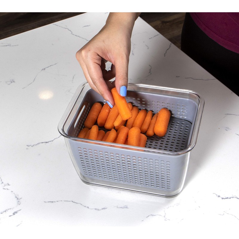 Kitchen Spaces - 1465A6-AMZ Cubo colador de espacios de cocina,