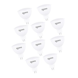 iGoto F10P20405 10Pack Foco LED MR16 GU5.3 5W 3000°K (luz cálida)