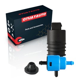 Washer Pump Compatible with Astra G, Astra H, Corsa B, Corsa C, Corsa D, Meriva X03, Zafira A, Zafira B, Transporter IV, OTUAYAUTO Windscreen Washer Pump