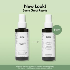 BONDIBOOST Heat Protectant Spray [4.23 fl oz], Thermal Hair Protection from Heat Styling + Light Weight Formula + Sulfate/Paraben Free for Women + Men, Vegan/Cruelty-Free, Australian Made | BONDIBOOST