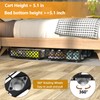 NADAMOO Under Bed Storage with Wheels, 2 Pack Rolling Under