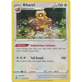 Bibarel - 121/172 - Holo Rare - Sword & Shield: Brilliant Stars
