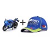 Repli K Suzuk Gorra + Moto Suzuki Motogp Para Fans
