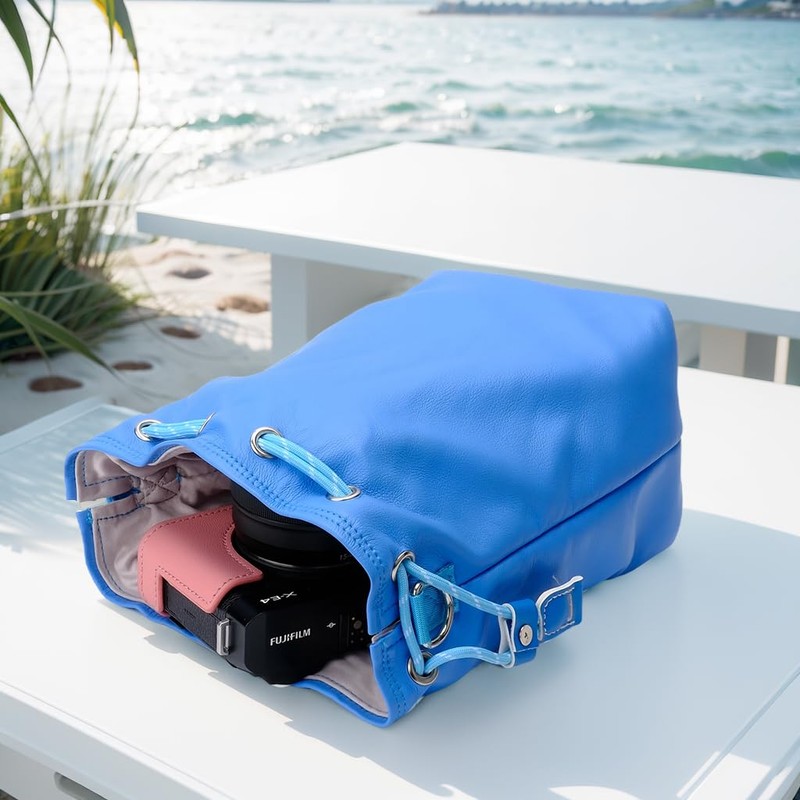 Bowan Small Camera Bag,Camera casing bag,Soft Cute Camera Pouch Handbag