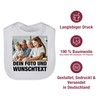 Geschenk mit Namen personalisiert by Shirtracer - Baby Bib -