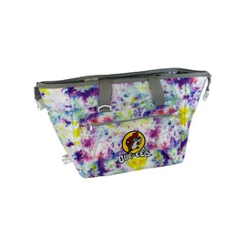 BUC-ee’s Soft Cooler Bag – Insulated Lunch Bag for Men & Women | Portable, Leakproof, Lightweight, Adjustable Shoulder Strap Tote Bag Organizer for Work, Travel, Camping & Beach (Tie Dye, 24 Can)