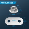 Hybrid Battery Stainless Bus Bars & Flange Nuts, Alpha Rider