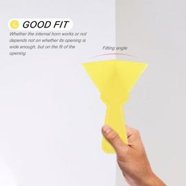 DOITOOL 20 Pcs Drywall Corner Tool 5.5"X3.1" Plastic Inside Corner Trowel Putty Knife Paint Scraper for Cleaning Stucco Removal Building Tool Finisher for Wall Floor