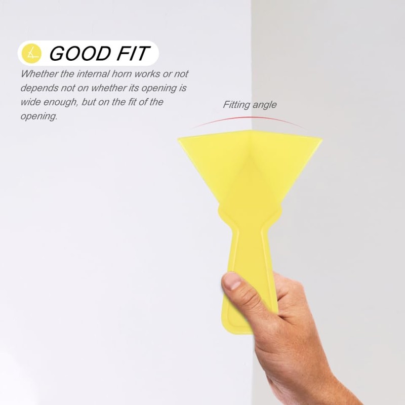 DOITOOL 20 Pcs Drywall Corner Tool 5.5"X3.1" Plastic Inside Corner