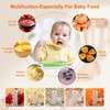 Manual Food Processor Vegetable Chopper, Portable Hand Pull String Garlic