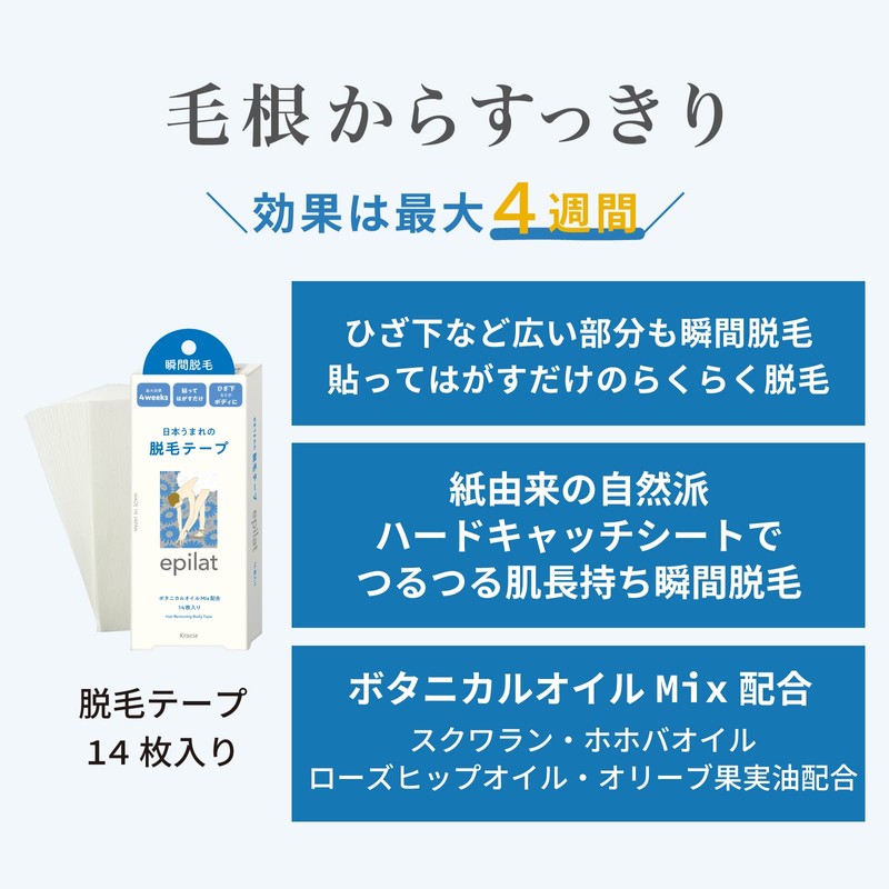 Epilat Hair Removal Tape, 14 Sheets