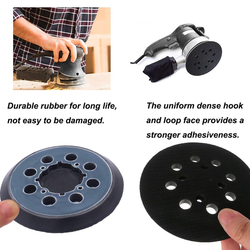 4 Pack Sander Pad for Dewalt, 5 inch 8 Hole