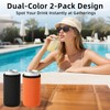 12oz Insulated Slim Can Cooler Sleeves Compatible with BruMate, Non-Slip