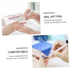 Housoutil 30pcs Absorb White Pencil Nail Gems Nail Point Pen