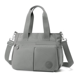 FYMOHIEE Tote Bag, Ultra Lightweight 13.4 oz (380 g), Perfect for Work or School, 9 Pockets, Women's, Men's, Shoulder Bag, Large Capacity, Freestanding, Mothers' Bag, Business Bag, School Commute