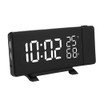 Digital Clock 3 Color Projection LED Switch Display Time Clock