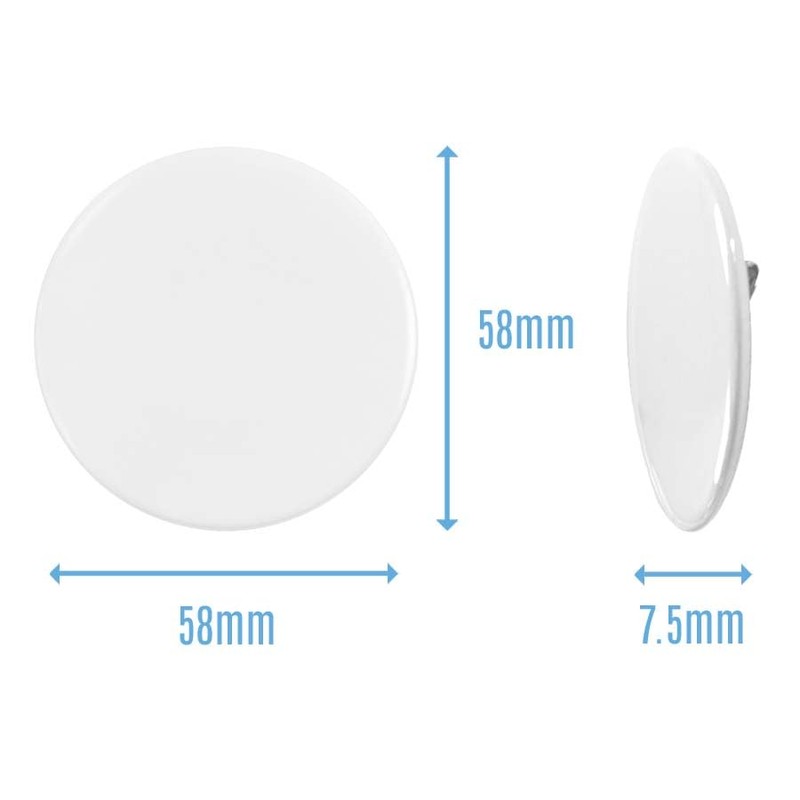 77mm 'Broccoli' Large Button Pin Badge (BB00138574)