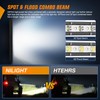 Nilight Single Row LED Light Bar Ultra-Slim Spot Flood Combo