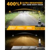 Auxbeam 9006 HB4 Fog Lights, 10000LM 400% Brighter 9006 HB4