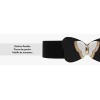 Blackbutterfly Cinturón Elástico Con Hebilla De Mariposa Blanca Para Dama