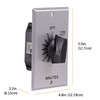 GE In-Wall Mechanical Countdown Timer Switch, Spring Wound, Up to