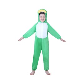 Matissa Kids Animal costumes Boys Girls Pijamas Fancy Dress outfit Cosplay Children (Frog, L (For kids 105-120 cm tall))