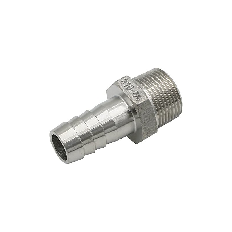 Flowbal Hose Nipple Stainless Steel Hose Nipple VCH-0619 3/4x19