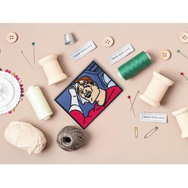 Finally Home Iron-On Patch - Sweating Meme | Adult Patches, Funny Iron-On Patches, Denim Jackets, Vintage Patches, Comic Patches, Saying Iron-On Patches