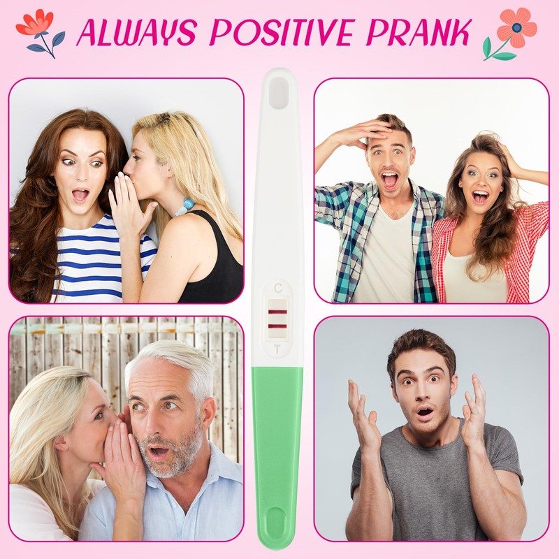 Skylety 3 Pack Fake Pregnancy Test Prank Kit - April