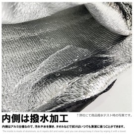 Sammy Agora Insulated Knapsack Interior Aluminum Sports Bag Can Be Easily Wiped Inside Dirt, Shopping, Shoe Holder, Backpack, Black