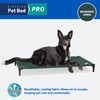 Coolaroo Pro Elevated Dog Bed - Low-Profile Access, Moisture-Resistant Cover,