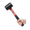 YIYITOOLS YY-2-005 Rubber Mallet Hammer With fiberglass Handle–16-oz, black