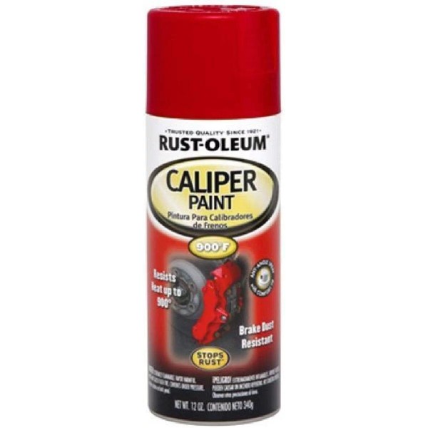 Branded Caliper Paint High Temp Coat Spray Can Red Brake